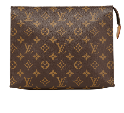 Louis Vuitton Toiletry Pouch 26, &pound;395, Accessories, Brown, Canvas, Front view